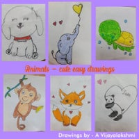 animals-cute-easy-drawings-A-VIJAYALAKSHMI-B
