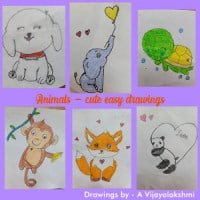 animals-cute-easy-drawings-A-VIJAYALAKSHMI-B
