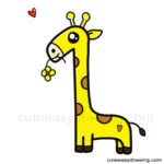 giraffe drawing