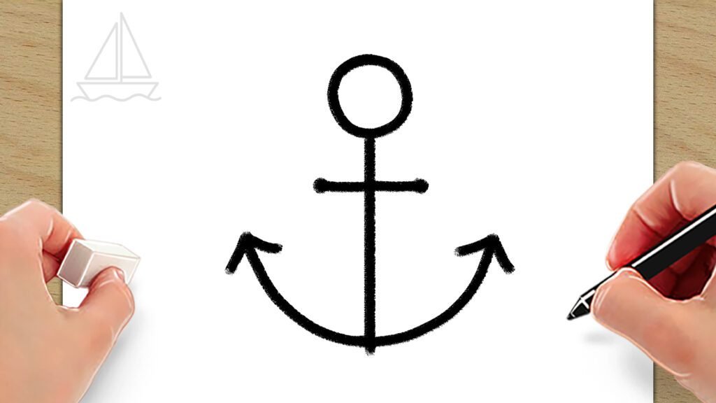Anchor drawing easy