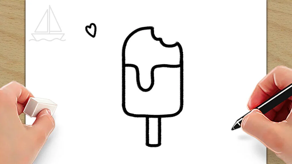 ice cream drawing easy