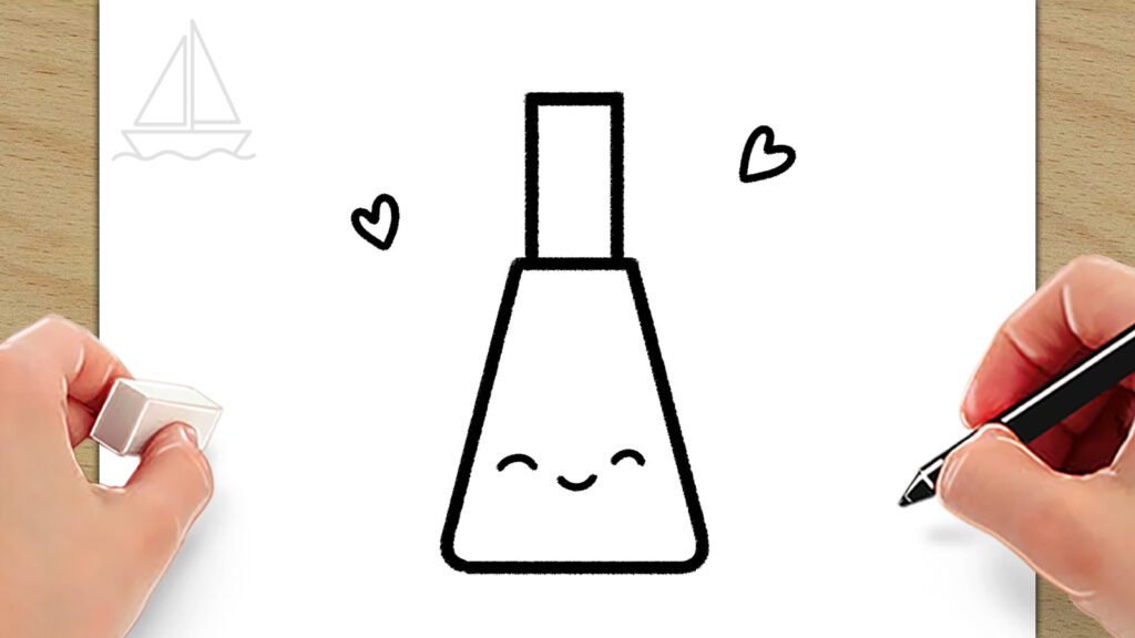 nailpolish drawing easy