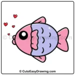 Cute Fish Drawing Easy for Kids Cute Fish Drawing