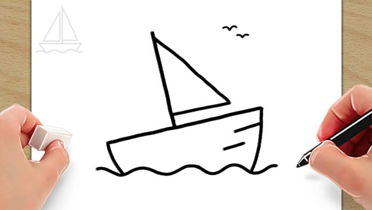 How to Draw a Boat Easy