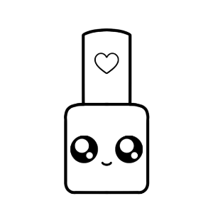 Nail polish Drawing Step