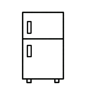 easy refrigerator drawing steps