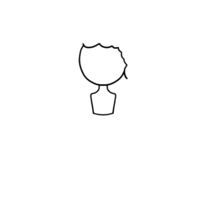 Cute Girl Drawing Steps