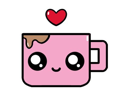 Cute Tea Cup Drawing