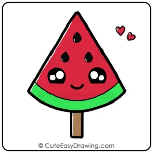 how-to-draw-a-cute-watermelon-ice-cream-easy