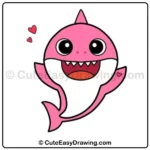 How to Draw Cute Baby Shark