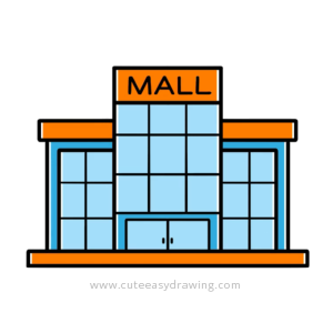 Easy Mall Drawing Steps