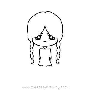 Wednesday drawing steps 3