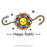 How to Draw a Cute Rakhi