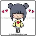 25 Cute and Easy Girls Drawing Ideas