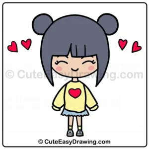 25 Cute and Easy Girls Drawing Ideas