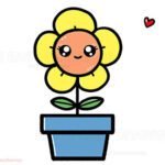 cute flowers drawing ideas for kids