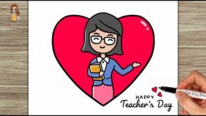 Teacher's Day Drawing Ideas for Beginners