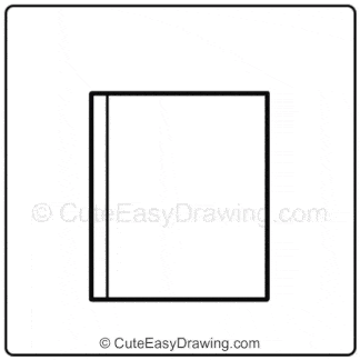 Cute Bunny Notebook easy drawing 3