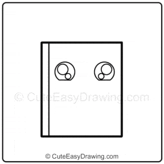Cute Bunny Notebook easy drawing 4