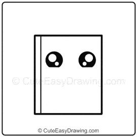 Cute Bunny Notebook easy drawing 5
