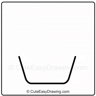 how to draw a cute cupcake step 2