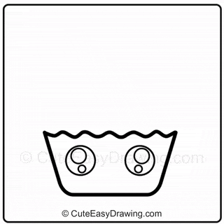how to draw a cute cupcake step 4