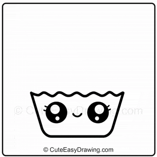 how to draw a cute cupcake step 5