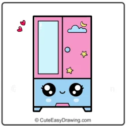 How to Draw a Cute Wardrobe