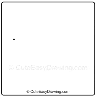 Happy Easter Bunny Greeting Card Drawing Step 1a