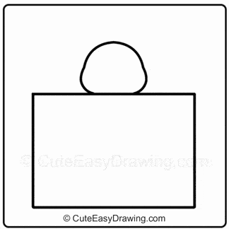 How to Draw a Cute Happy Easter Greeting Card Step 3