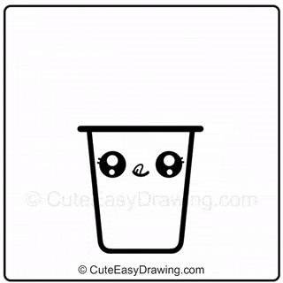 How to Draw a Cute Easy Boba Tea Step 5