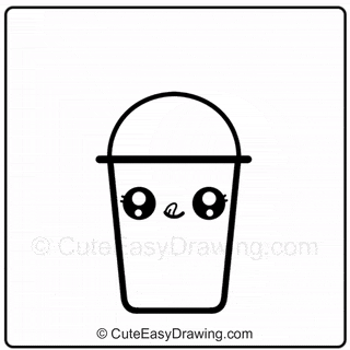 How to Draw a Cute Easy Boba Tea Step 6