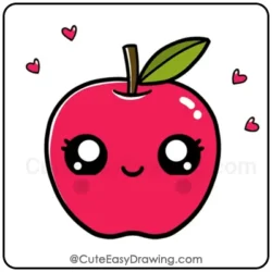 easy fruit and vegetable drawings for kids