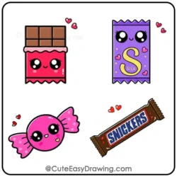 Chocolate Drawing Ideas for Kids