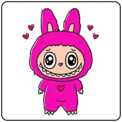how to draw Labubu
