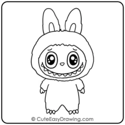 Labubu Drawing Step 10