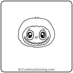 Labubu Drawing Step 6