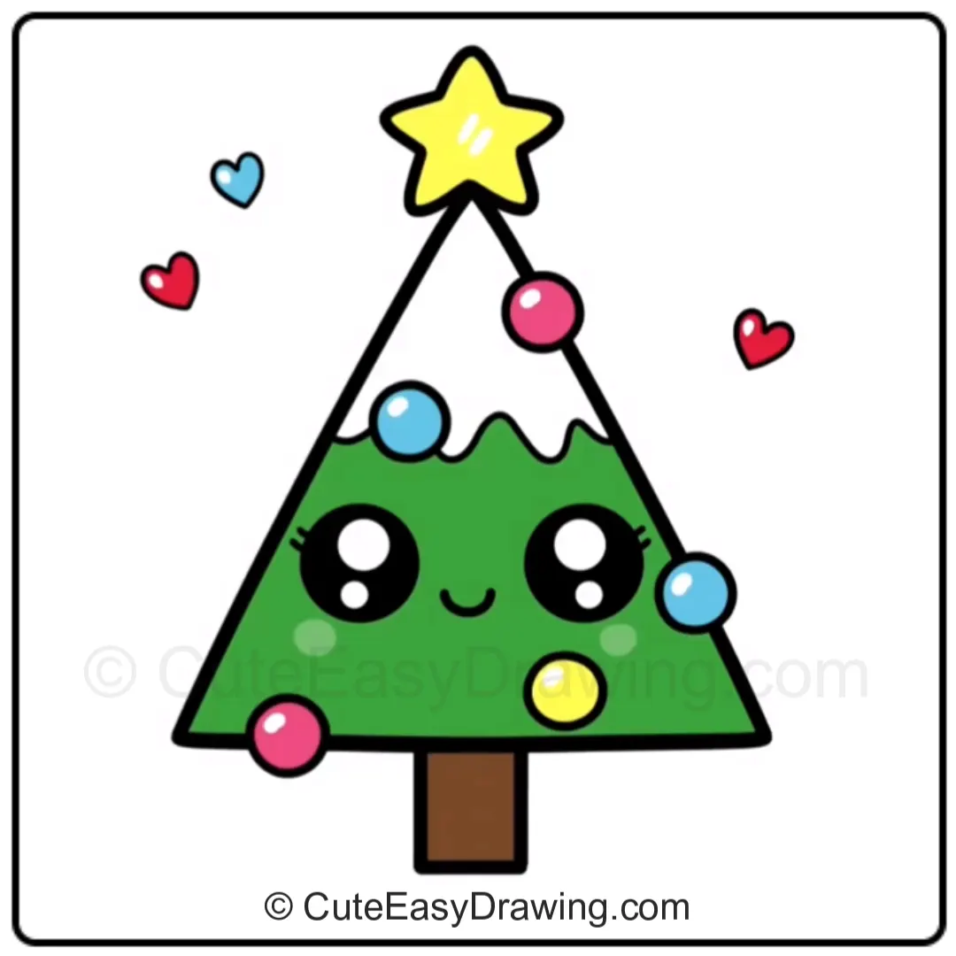 Christmas-Tree-Drawing-Step-9