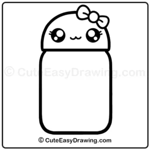 How to Draw a Water Bottle Step -9