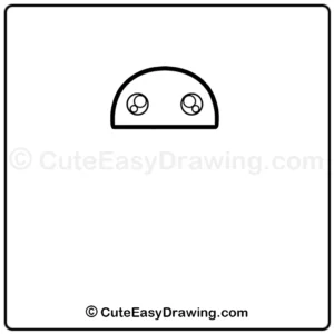 how to draw a water bottle - step 2