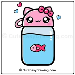 draw a water bottle