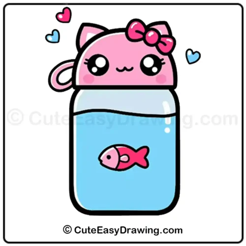 draw a water bottle