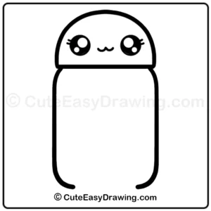 How to Draw a Water Bottle Step -6