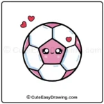 Learn to Draw a Soccer Ball the Kawaii Way