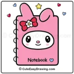 Cute My Melody Notebook Drawing