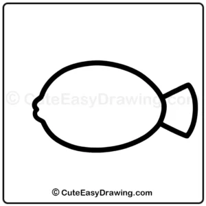 draw a cute fish - step 3