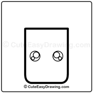 draw a cute orange juice - step 3