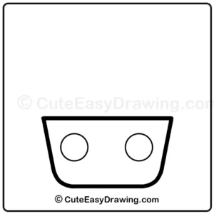 A Beginner's Guide to Draw a Cute Rainbow Ice Cream Cup in 9 Fun Steps 4 Draw a cute rainbow ice cream cup - step 2