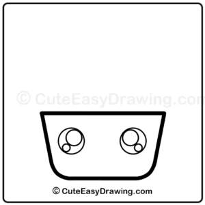 A Beginner's Guide to Draw a Cute Rainbow Ice Cream Cup in 9 Fun Steps 5 Draw a cute rainbow ice cream cup - step 3