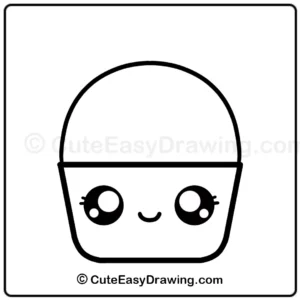 A Beginner's Guide to Draw a Cute Rainbow Ice Cream Cup in 9 Fun Steps 7 Draw a cute rainbow ice cream cup - step 5